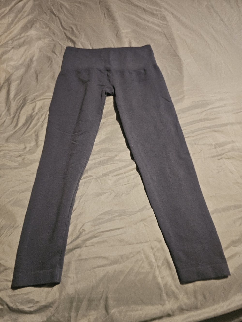 Breezies Womens Leggings size 1X Tummy Smoothing Dark Gray